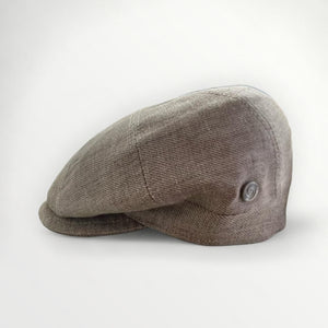 Coppola Inglese a spicchi in lino color camel Coppola Inglese a spicchi in lino color camel