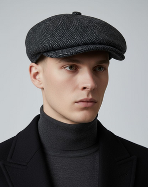 Coppola Inglese Oxford in lana grigio Coppola Inglese Oxford in lana grigio