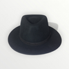 Cappello Fedora in feltro di lana nero "Waterproof and Crushable"