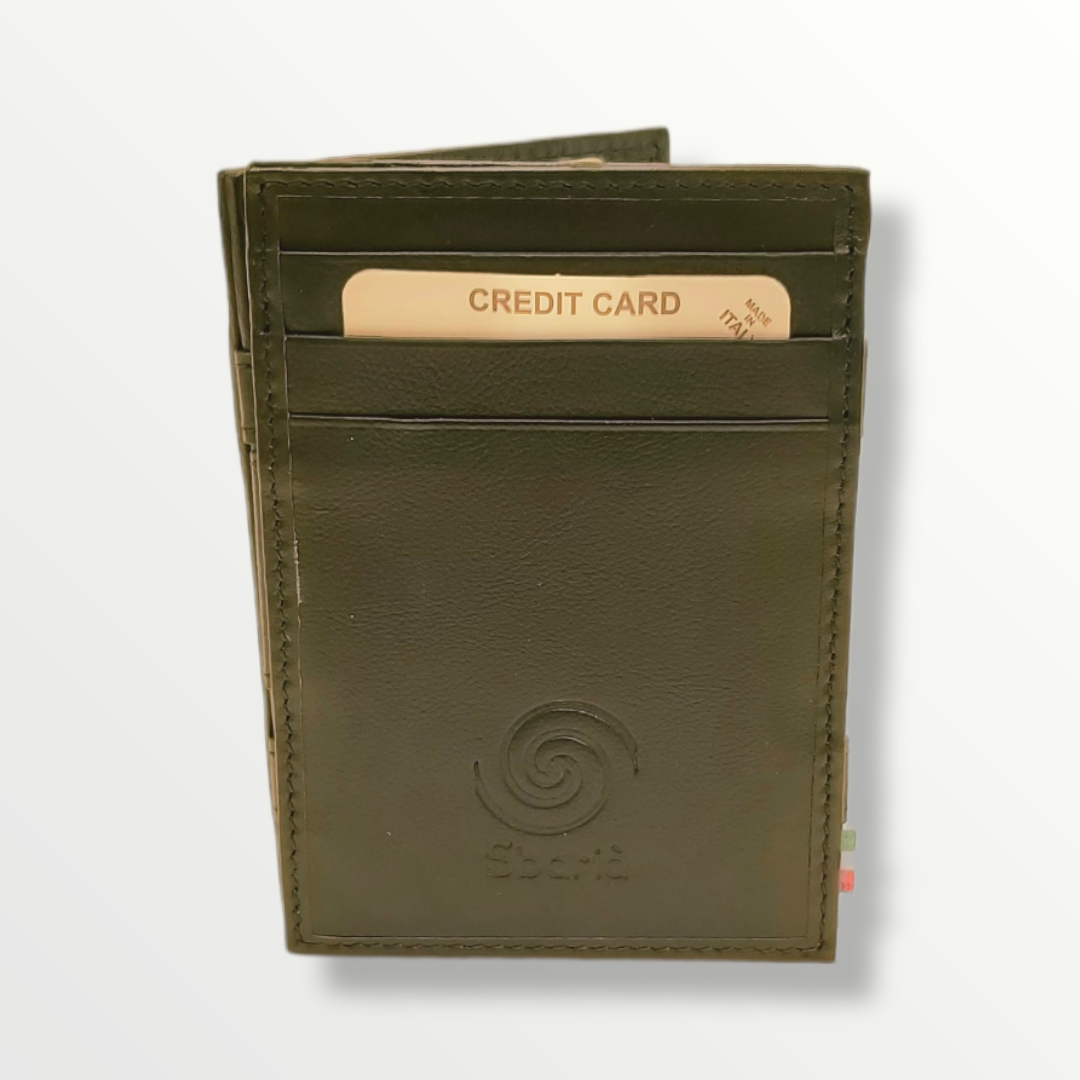 1ONESPO PORTA CARTE di Credito Uomo - Portacarte Slim con Portamonete e