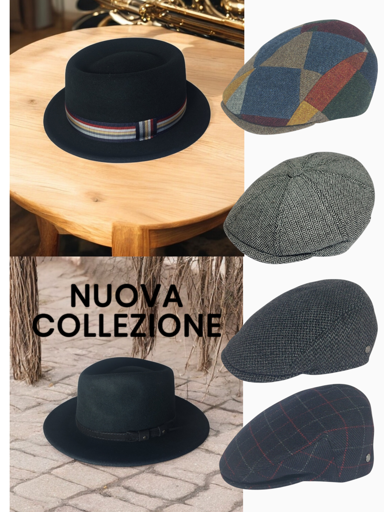 Nuova collezione coppole e cappelli