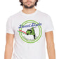 Street Style men's T-shirt featuring Vespa scooter design with green accents, made of 100% combed cotton, urban style.