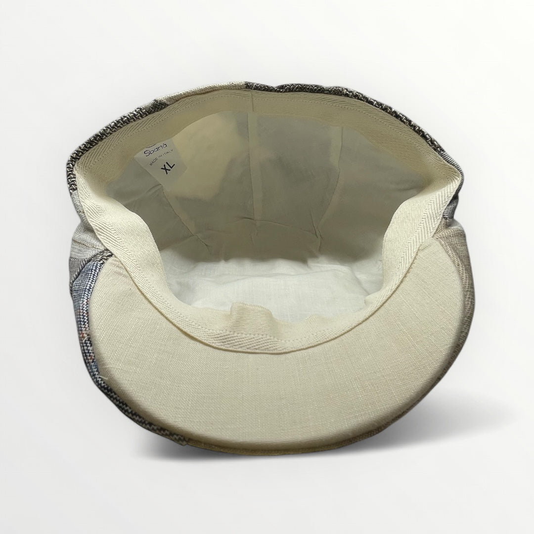 Coppola Tindari by Sbarià, stylish hat with wide brim, beige color, perfect for sun protection and fashion.