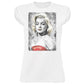 Urban Slub Cotton Marilyn Monroe T-Shirt Donna by STREET STYLE featuring a classic Marilyn Monroe print on a comfortable cotton tee.