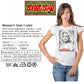 Urban Slub Cotone Bio Marilyn Monroe Donna T-Shirt by STREET STYLE, featuring a stylish graphic of Marilyn Monroe on soft cotton.