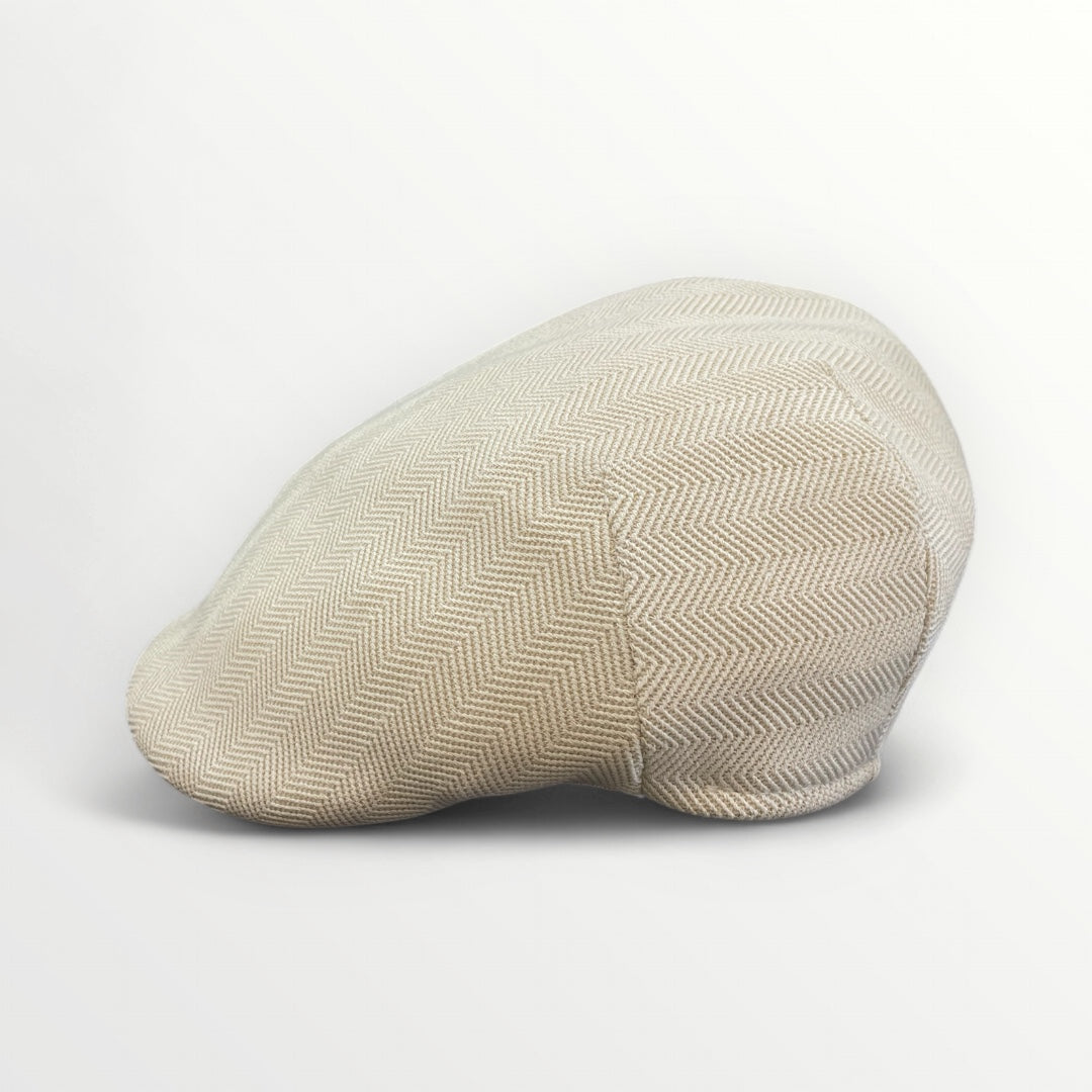 Coppola Zankle by Sbarià, a stylish cap with a structured design and classic craftsmanship, shown in a close-up image.