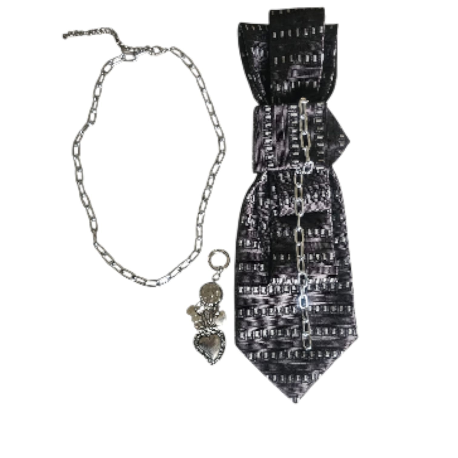 Elegant Cravatta Gioiello Urban Warrior by Claudia De Rosa Jewelry featuring a stylish jewelry-inspired tie accessory.