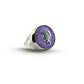 Silver Anello Chevalier ring with colorful enamel accents, vintage 1950s style from BDG Accessories.