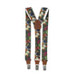 Artisanal Italian Bretella Farfalle suspenders by Sbarià, featuring bowtie-shaped straps and classic craftsmanship.