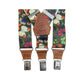 Artisanal Italian Bretella Farfalle suspenders by Sbarià featuring bowtie design and adjustable straps.