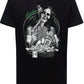 Street Style Bandida Gonzales Tattoo Skull T-shirt for men, featuring a cotton fabric with a bold skull tattoo design.