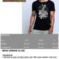 Urban STREET STYLE men's cotton T-shirt featuring Bandida Gonzales tattoo skull design on a casual, comfortable fit.