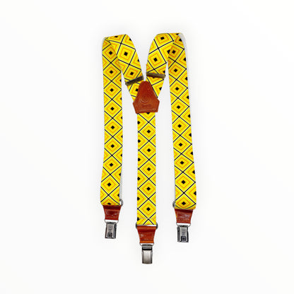 Bretella Ethnic artigianale Made in Italy – Sbarià – Variante Giallo