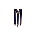 Bretelle Regimental artigianali Made in Italy – Sbarià – Variante Blu Navy