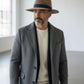 Cappello Fedora Round in feltro di lana castoro e nastro con fiocco "Waterproof and Crushable"