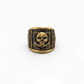 Black Sails Anello da pirata in argento per uomo, BDG Accessories, con dettagli nautici e stile audace.