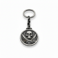 Black Sail-themed silver keychain by BDG Accessories with intricate detailing, ideal for secure key organization.