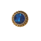 Blue Araldico Cravatta Gioiello by Claudia De Rosa Jewelry featuring intricate jewel embellishments and elegant design.