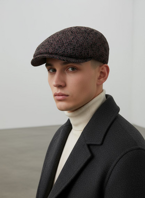 Coppola Taormina in lana marrone variopinta