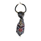 Claudia De Rosa Jewelry Cravatta Gioiello Imperial Cross in silk with intricate cross design for elegant accessories