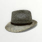Cappello Trilby in paglia naturale con cinturino in eco pelle