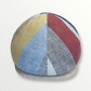 Coppola Libeccio patchwork multicolor in puro lino - Sbarià 