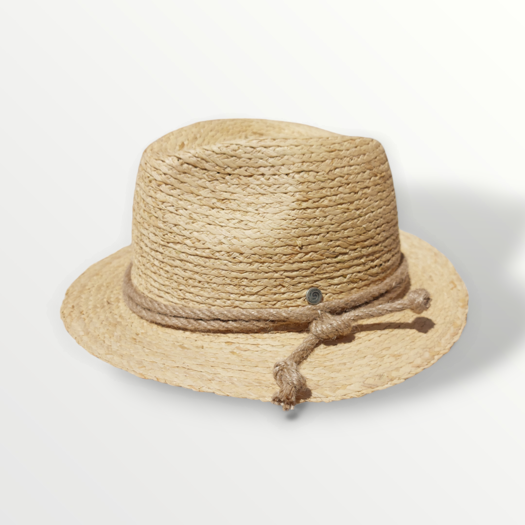 Cappello Trilby in Raffia Braids