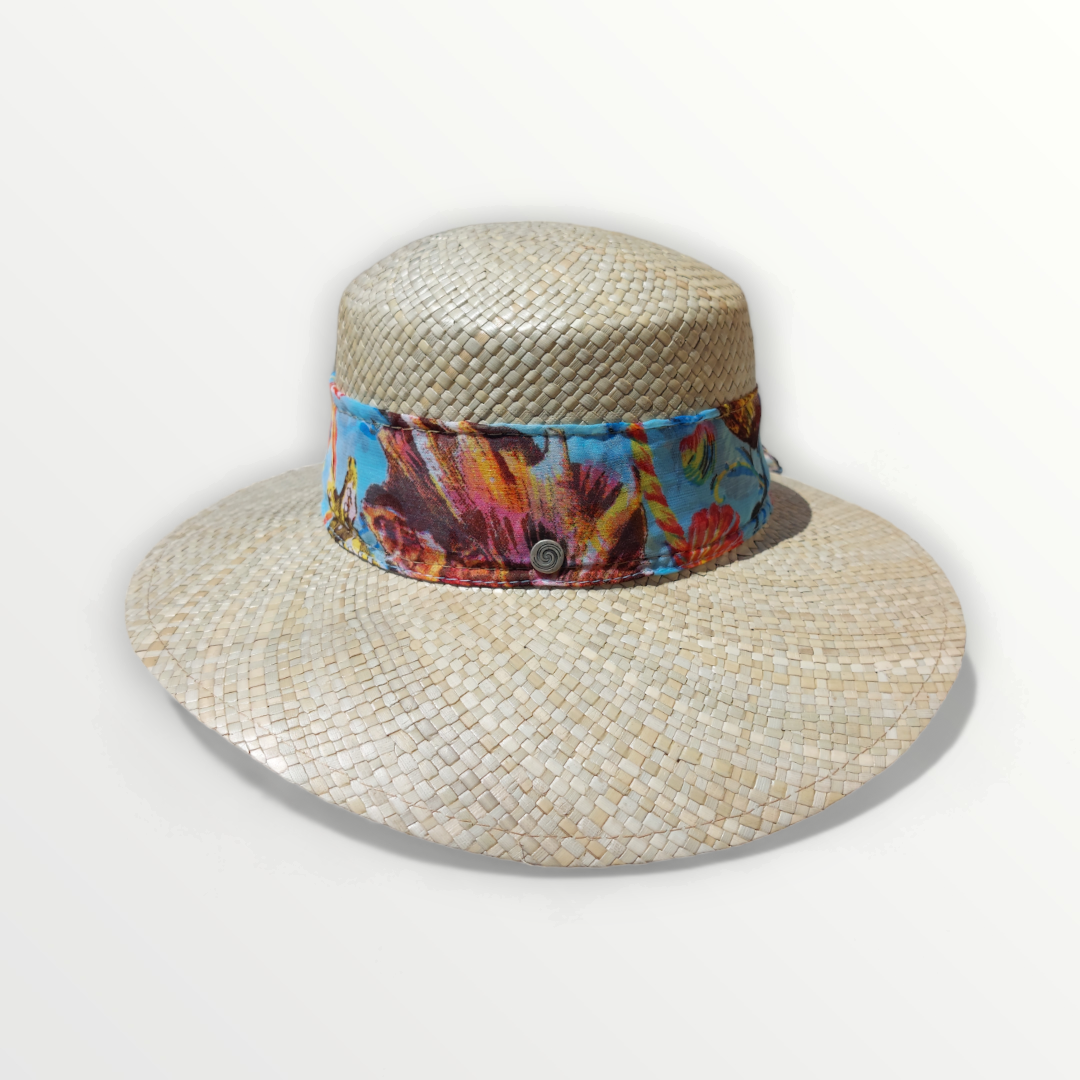 Cappello Visor donna in paglia naturale - Sbarià 