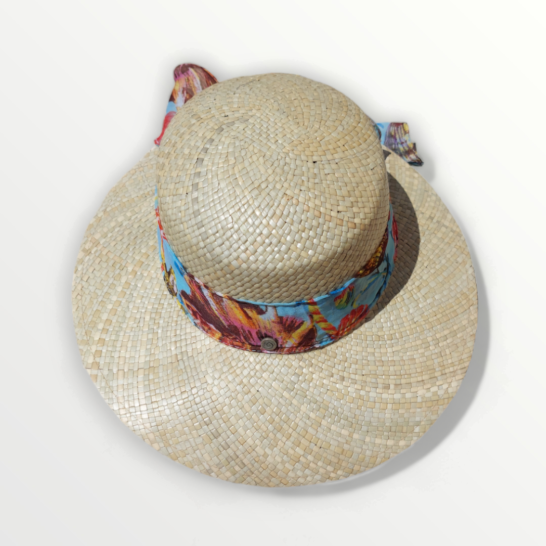 Cappello Visor donna in paglia naturale - Sbarià 