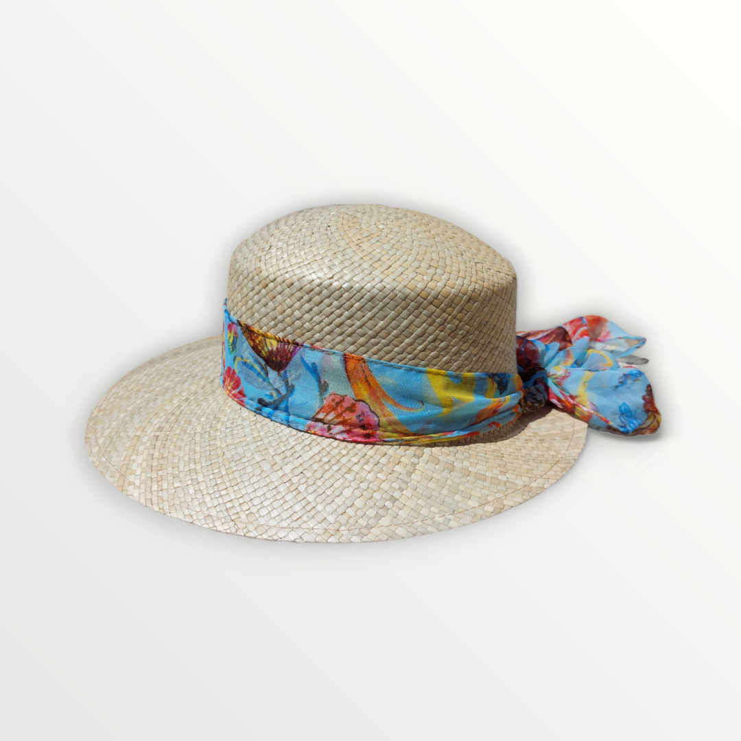 Cappello Visor donna in paglia naturale - Sbarià 