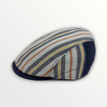 Primavera/Estate Coppola made of linen and cotton, shown in natural beige with a wide brim and classic design.