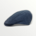 Primavera Estate Coppola in blue canvas, stylish headwear with a wide brim and adjustable band, perfect for outdoor sun protection.