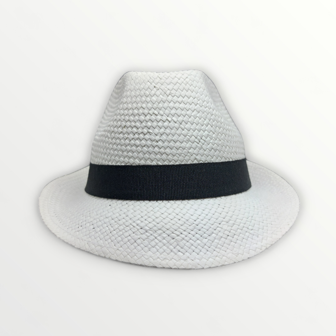Unisex kids’ Panamino hat in natural straw, lightweight and breathable, perfect for summer from Primavera/Estate.