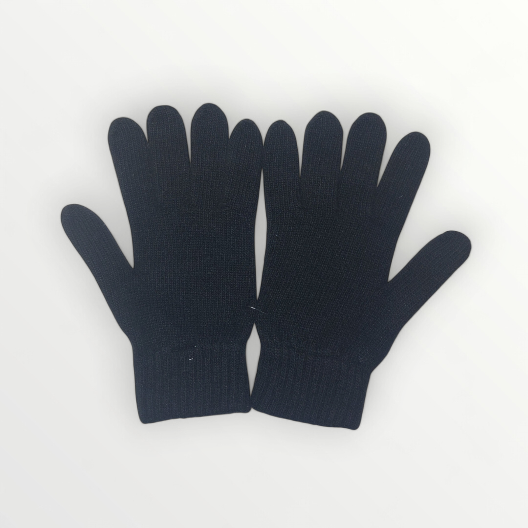 Men's wool and nylon gloves in soft lambswool blend, designed for autumn and winter warmth.