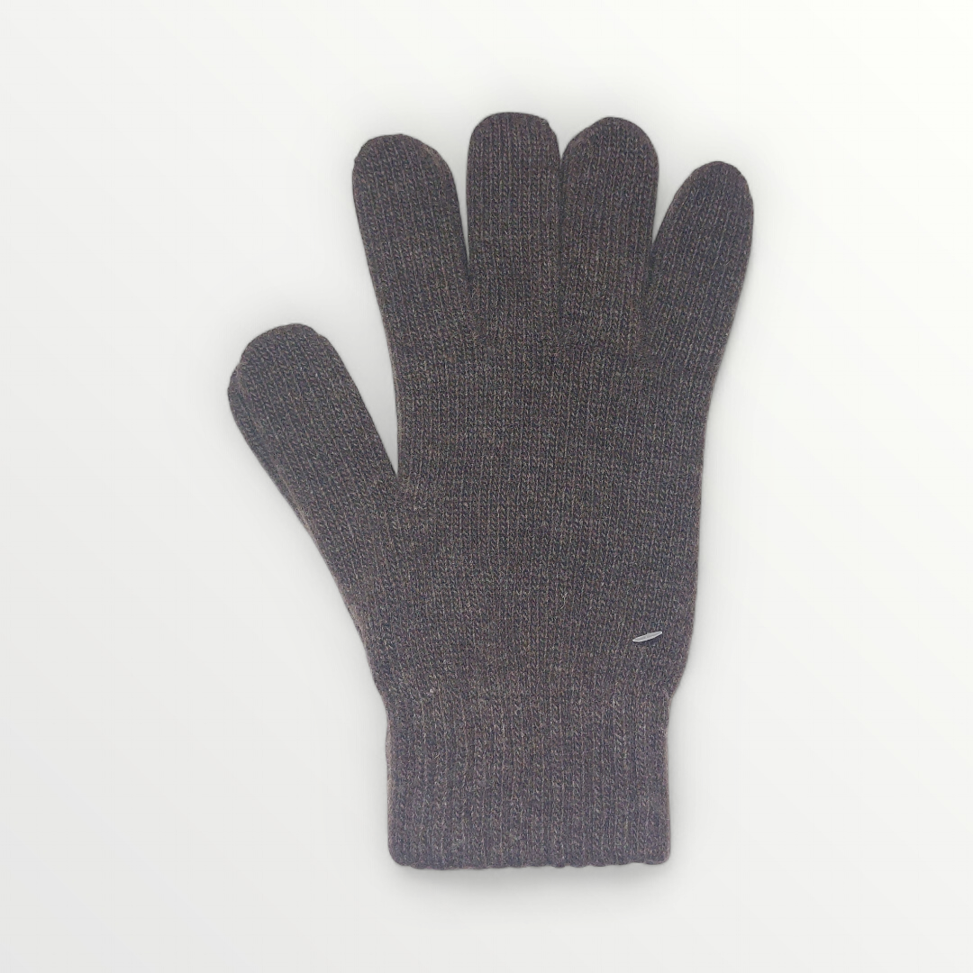 Men's wool and nylon gloves with soft lambswool lining, suitable for autumn and winter weather.