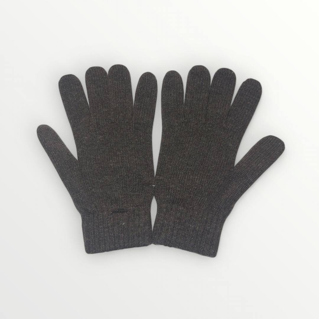 Men's wool and nylon gloves, soft lambswool blend, designed for autumn and winter, featuring a cozy, snug fit.
