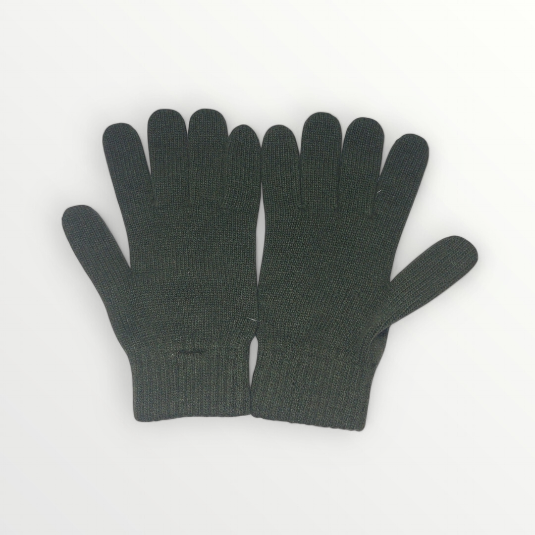 Men's lambswool and nylon gloves, soft and warm, designed for autumn and winter weather.