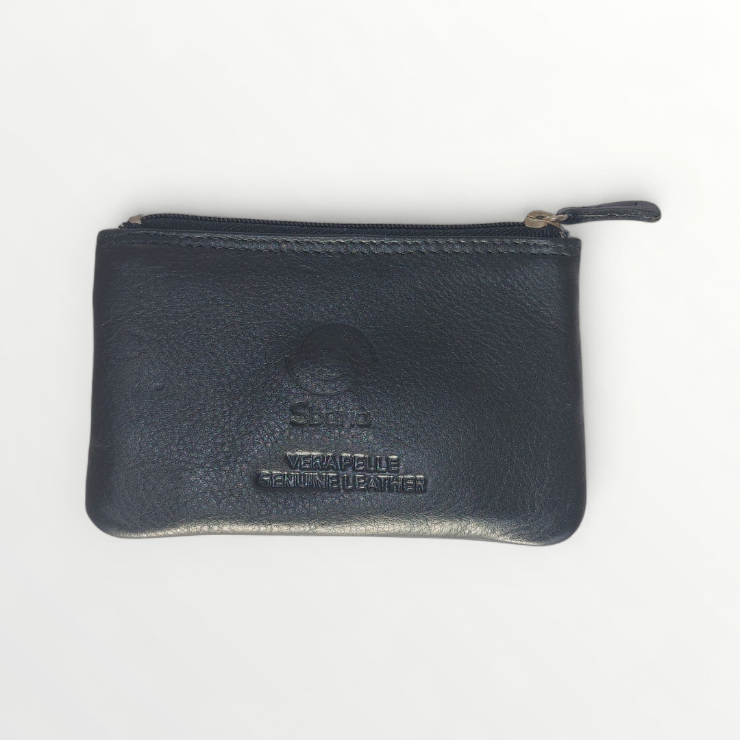 Double leather key holder from Portachaivi, featuring a sleek, genuine leather design with multiple key rings for organization.