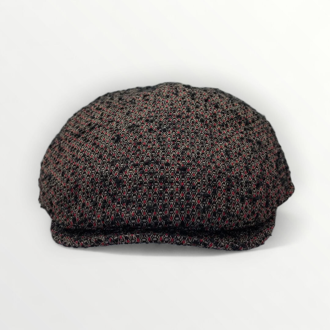 Sbarià Coppola Taormina in multicolored brown wool, stylish and warm hat with a textured knit pattern.