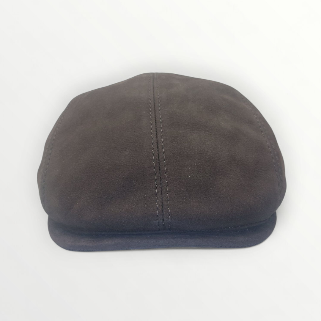 Coppola Sbarià Duffy in dark brown nabuk leather, featuring a classic, stylish design with textured finish and soft interior.