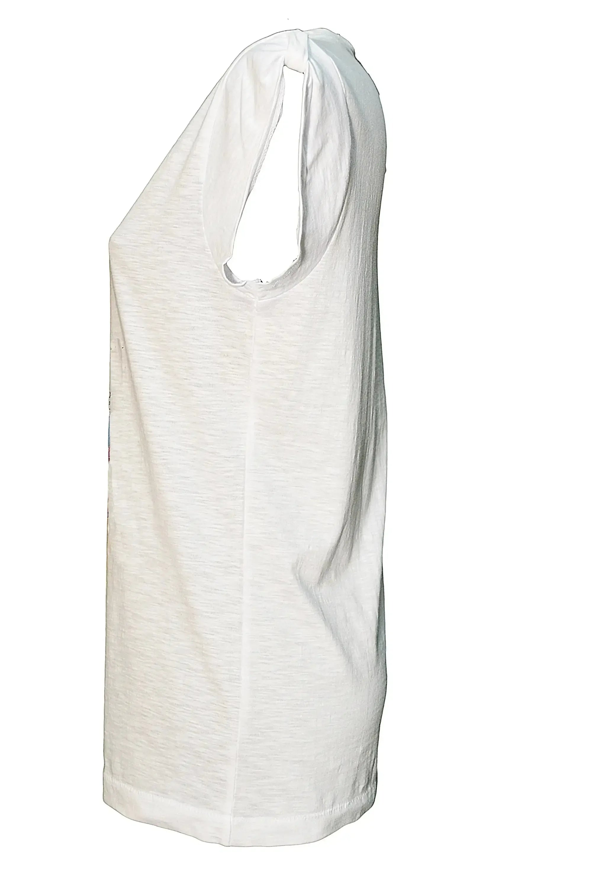 Street Style Donna T-shirt featuring a colorful Mona Lisa portrait on breathable organic cotton fabric.