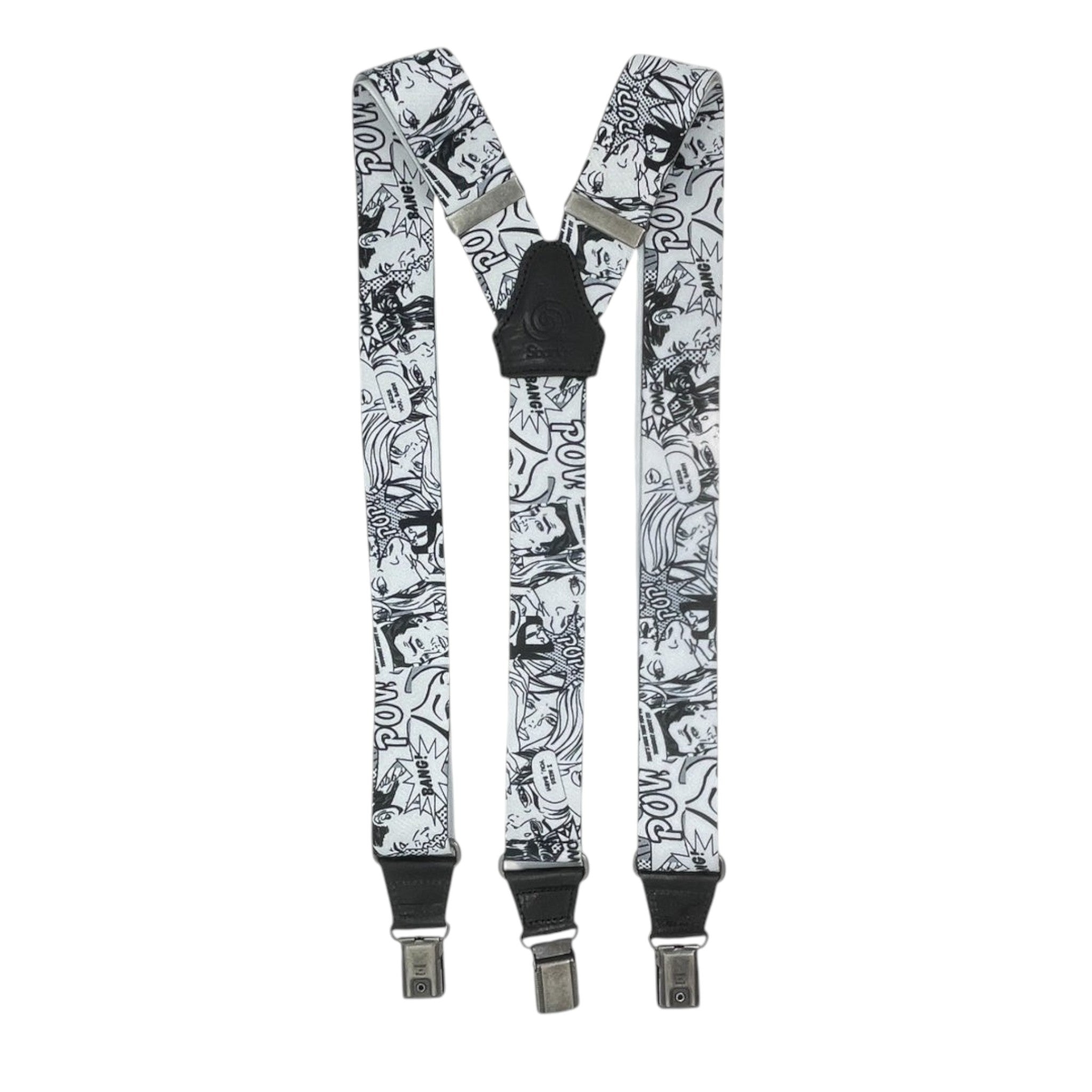 Sbarià Bretella Comix suspenders in artigianale made in Italy, featuring adjustable straps and stylish design.