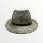 Cappello Trilby in paglia naturale con cinturino in eco pelle