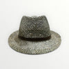 Cappello Trilby in paglia naturale con cinturino in eco pelle