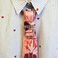 Elegant Claudia De Rosa Jewelry Cravatta Gioiello Donna Hearts featuring a delicate jewelry tie with heart motifs.