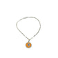 Silver enamel bracelet by BDG Accessories featuring vintage 1950s Dolce Vita style with retro design and elegant details.