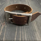 BDG Accessories leather bracelet in old style with rustic design and adjustable strap, crafted from brown leather.