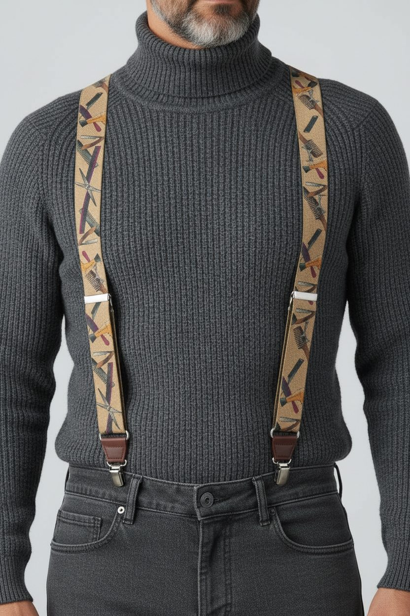 Bretella Barbiere Vintage – modello uomo