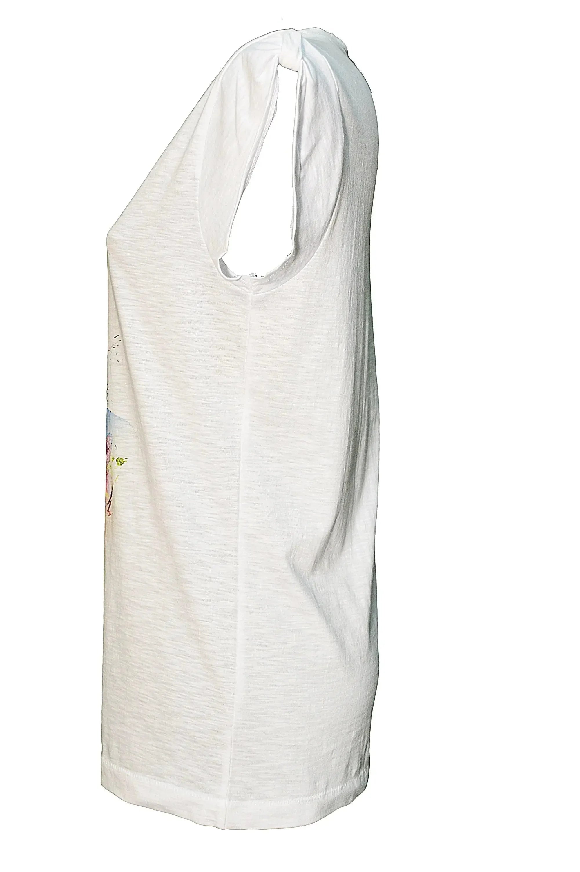 Cotton eco-friendly Buddha Art T-Shirt for women, featuring vibrant Buddha design in street style, urban slub fabric.
