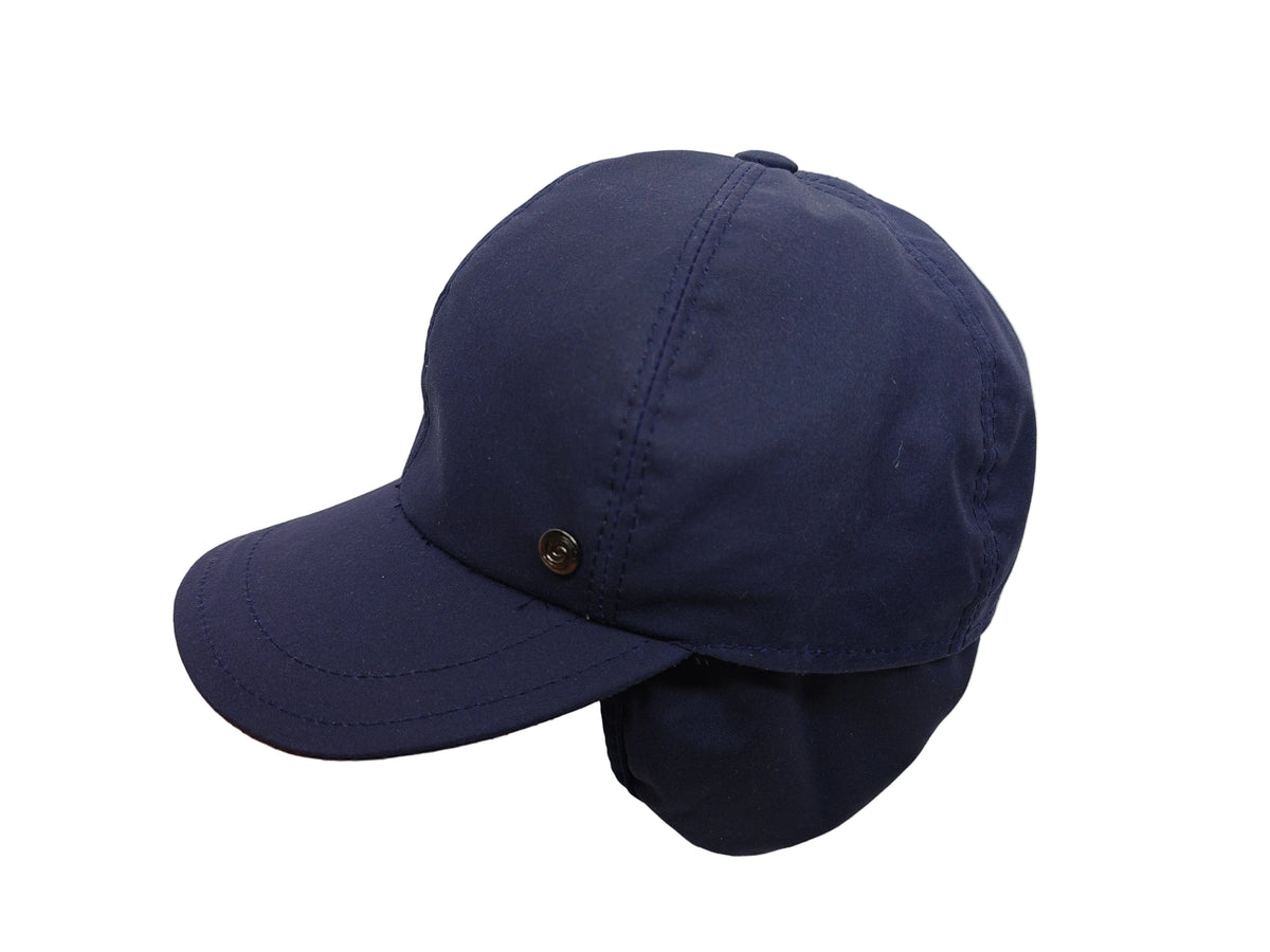 Cappello Baseball in cotone cerato wax con copriorecchie - Sbarià 